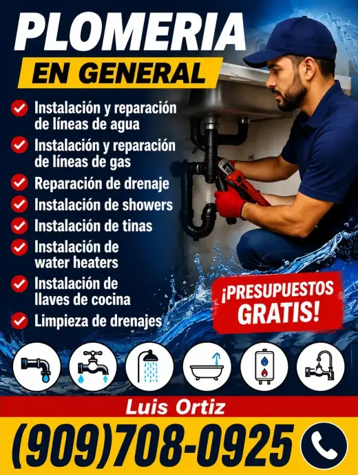 💧 ¡PLOMERÍA EN GENERAL! 💧