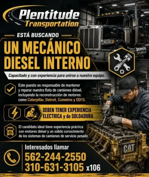 🚚SOLICITO MECÁNICO DIESEL