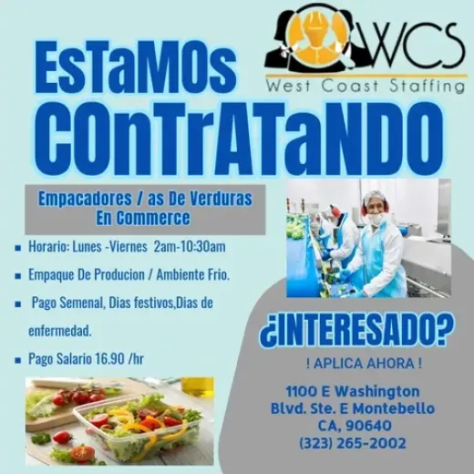 CONTRATANDO EMPACADORES
