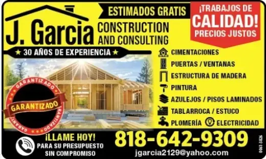 J. GARCIA CONSTRUCTION & CONSULTING