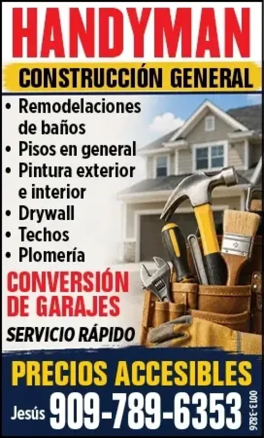 🔨 HANDYMAN – CONSTRUCCIÓN GENERAL 🏠