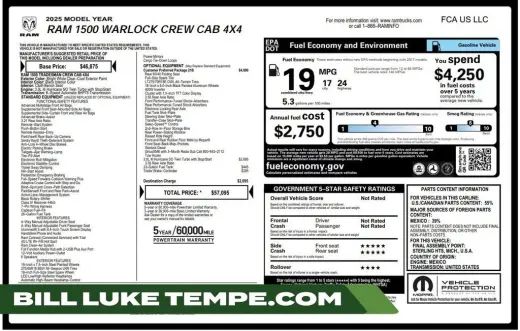 2025 Ram 1500