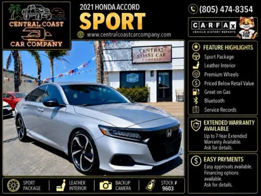 2021 Honda Accord Sport