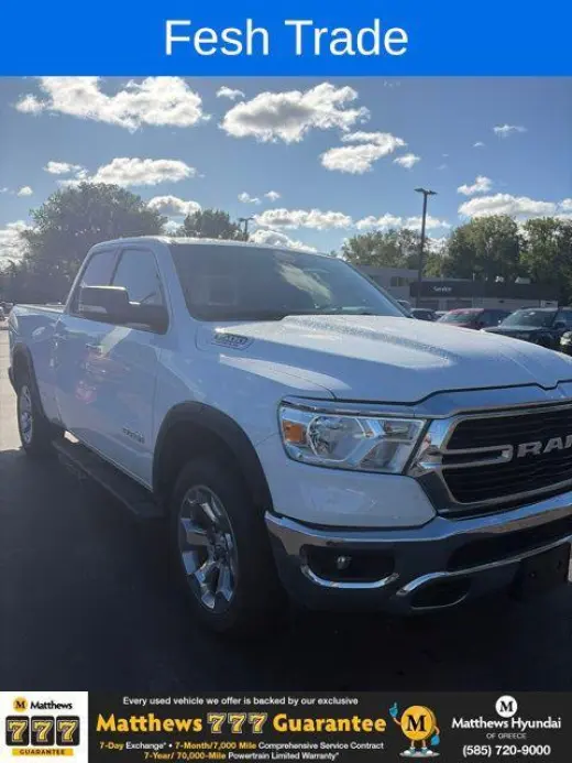 Ram 1500 2019 4x4 Big Horn 4p Cub Cuadrada Cab 6,4 ft. PC Camioneta