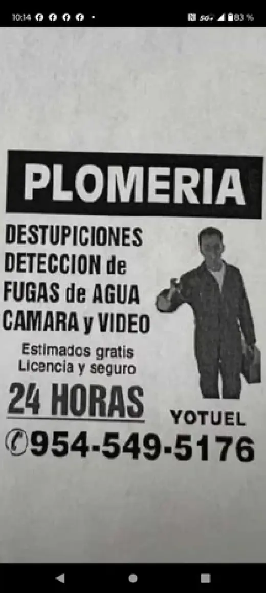 PLOMERIA EMERGENCIAS 24 HORAS
