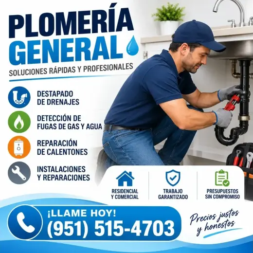 ¡PLOMERÍA EN GENERAL!!!