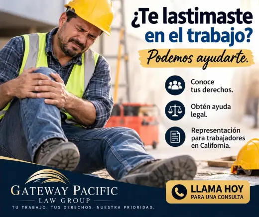 ⚖️ ¿Te lastimaste en el trabajo? ¡Podemos ayudarte !