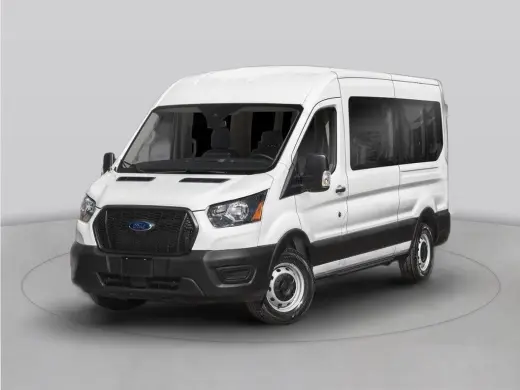 Furgoneta de pasajeros Ford Transit 2024 350 XLT 3 puertas batalla larga techo mediano