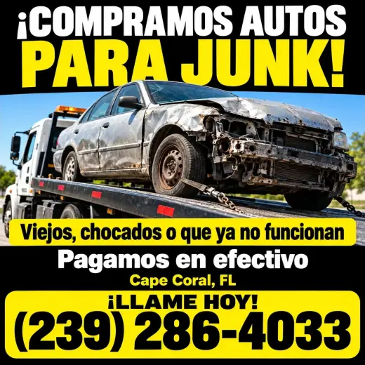 CASH POR SU JUNK CAR!!