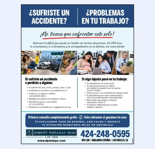¿SUFRISTE UN ACCIDENTE O TIENES PROBLEMAS EN TU TRABAJO?