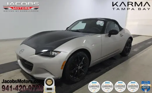 Mazda MX-5 Miata 2023 Club 2dr Convertible en gris máquina 2023 Mazda MX-5 Miata Club con 9,312 millas