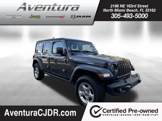 Jeep Wrangler Unlimited 2021 4x4 Sport SUV de 4 puertas