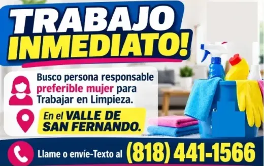 TRABAJO INMEDIATO! En el 📍VALLE DE SAN FERNANDO.