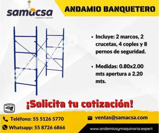 Andamio para Espacios Reducido