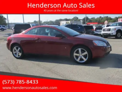 2009 Pontiac G6