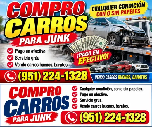 🚗💵 ¡COMPRO CARROS PARA JUNK! 💵🚗