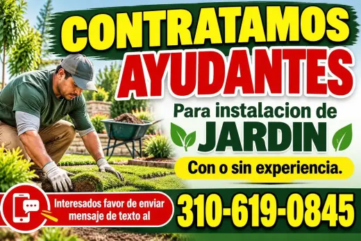 CONTRATAMOS AYUDANTES