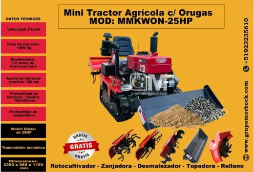 Mini Tractores 20 a 70 HP