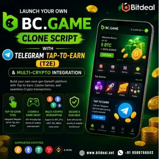 Bc Game clone Script....