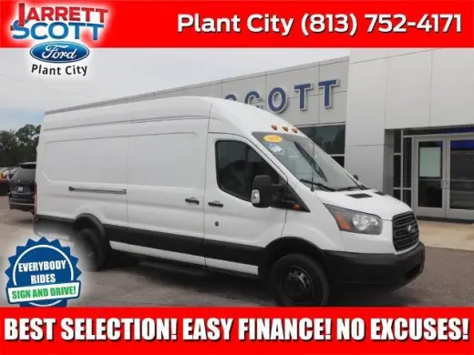 Ford Transit 2018 350 HD 3dr LWB High Roof DRW Van de Carga con Puerta Pasajeros Deslizante y GVWR 10360 Libras