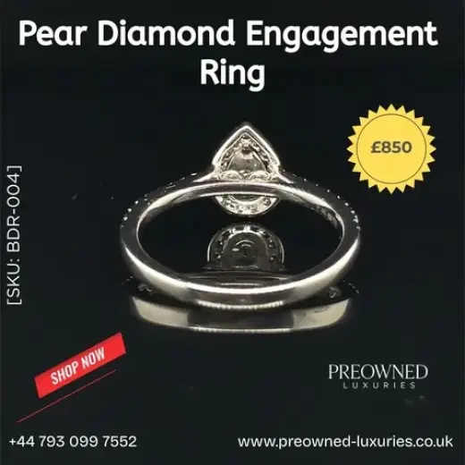 Buy Elegant Pear Diamond Ring