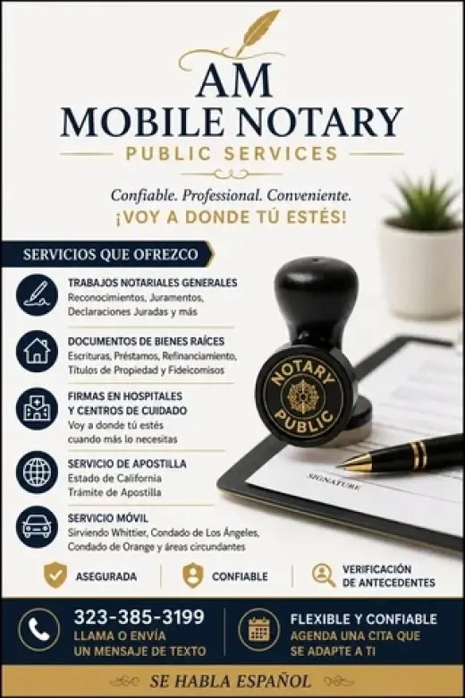 Mobile Notary Services