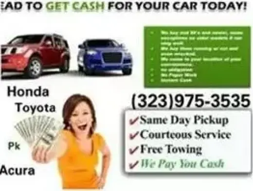 We buy Hondas Toyotas Bmw Acur