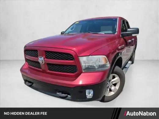 Ram 1500 2014 4x4 SLT 4p Cubica Quad Cab 6.3 ft. CB Camioneta