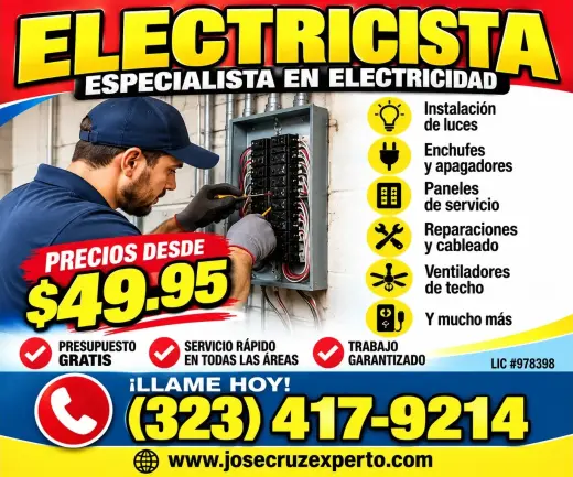 ¿Tiene un problema eléctrico en su casa o negocio? ¡LLAME HOY!