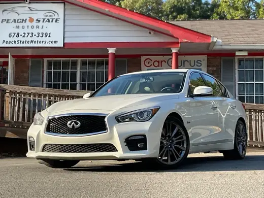 INFINITI Q50 2017 Rojo Sport 400 4p Sedan