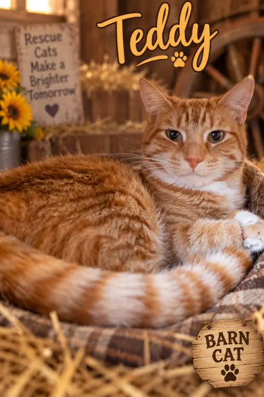 Teddy: Barn Cat (FCID# 07/27/2026 - 50 Trainer)