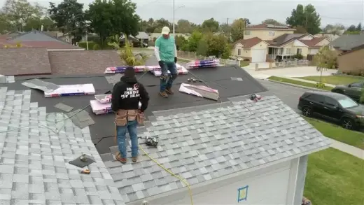 Roofing instalatión