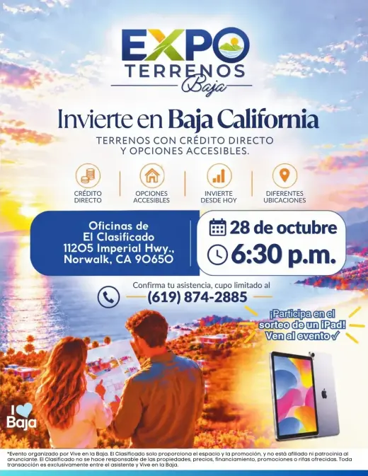 Invierte en Baja California y participa por un iPad