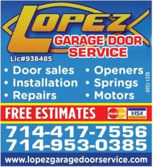 LOPEZ GARAGE DOOR SERVICE