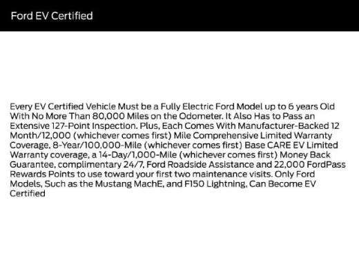 Ford Mustang Mach-E 2023 Select 4dr SUV