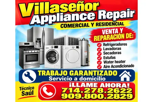 🔧 VILLASEÑOR APPLIANCE REPAIR 🔧