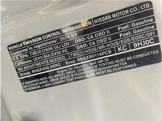 Nissan Altima 2024 2.5 SV 4dr Sedán