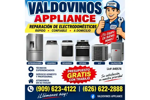 ¡REPARACIÓN DE ELECTRODOMÉSTICOS A DOMICILIO!