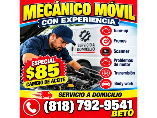 🚗🔧 ¡MECÁNICO MÓVIL CON EXPERIENCIA! 🔧🚗