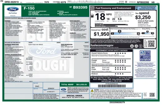 Ford F-150 2022 4x4 XLT 4dr SuperCrew 5.5 ft. SB