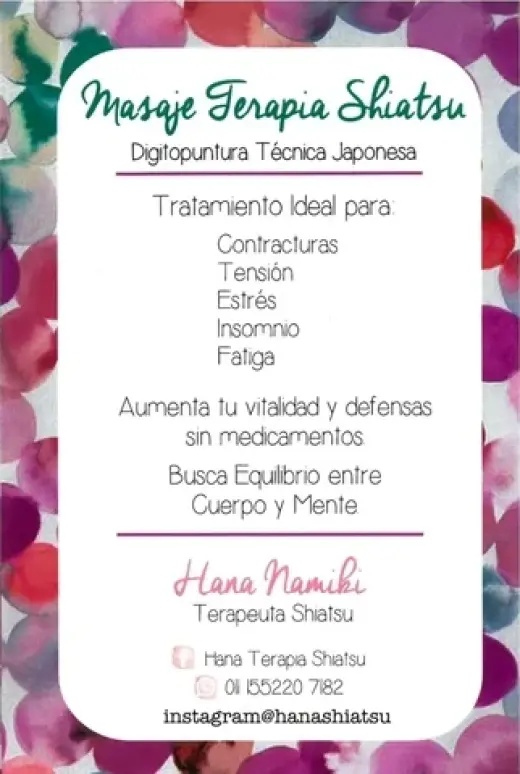 Shiatsu terapia masaje digitop