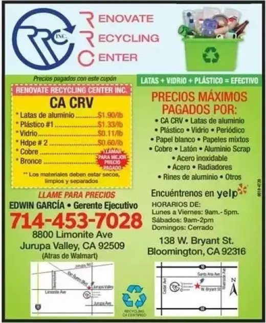 RENOVATE RECYCLING CENTER