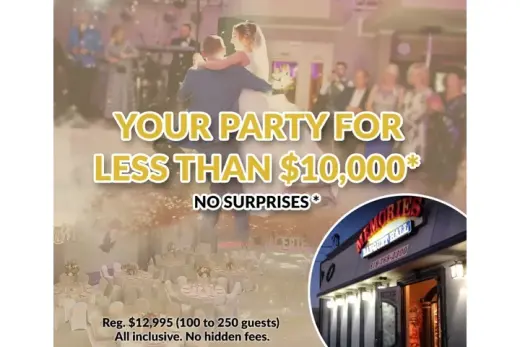 YOUR PARTY AT A SET PRICE!