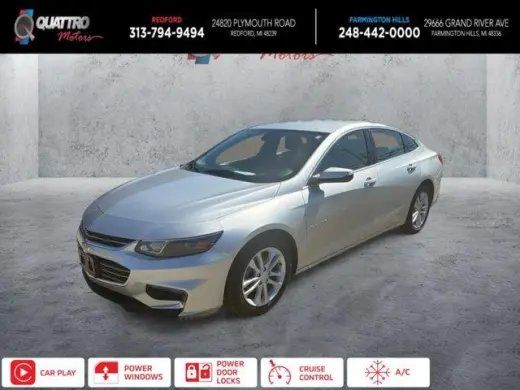 Chevrolet Malibu 2018 LT sedán 4 puertas