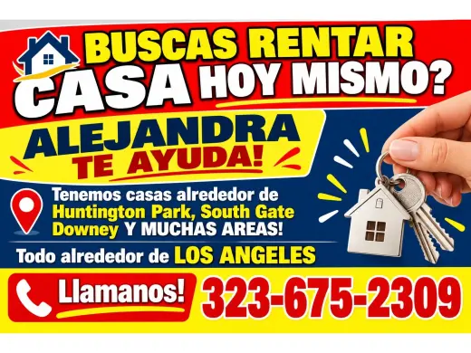 BUSCAS RENTAR CASA📌 ALEJANDRA TE AYUDA! 323-675-2309