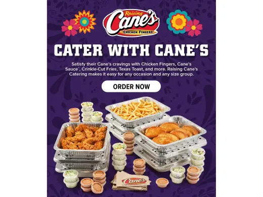 Cater with Cane's