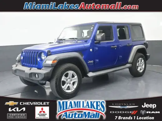 Jeep Wrangler Unlimited 2018 4x4 Sport 4p SUV (lanzamiento a mitad de año)