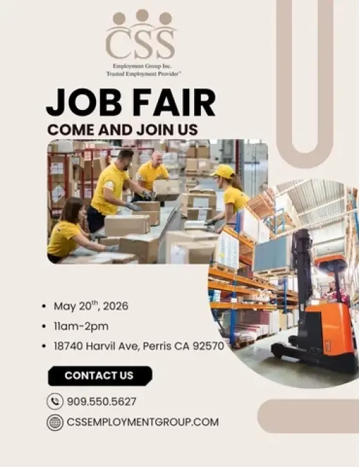 Feria de Empleo, Perris, CA