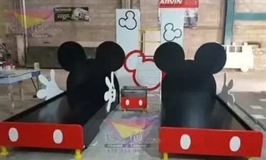 camas individuales con diseño