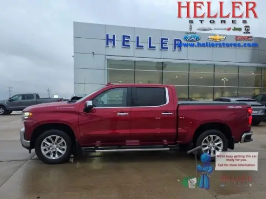 Chevrolet Silverado 1500 2021 4x4 LTZ 4dr Crew Cab con cabina de 6.6 pies de largo.